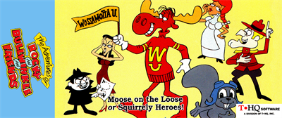 The Adventures of Rocky and Bullwinkle and Friends - Arcade - Marquee Image