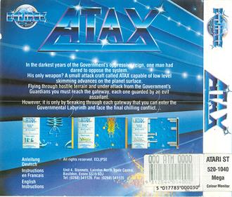 Atax - Box - Back Image