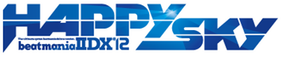 beatmania IIDX 12 HAPPY SKY - Clear Logo Image