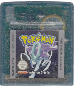 Pokémon Crystal Version - Cart - Front Image