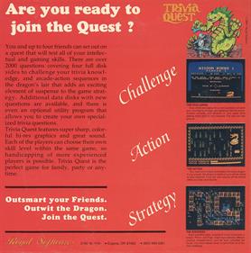 Trivia Quest - Box - Back Image