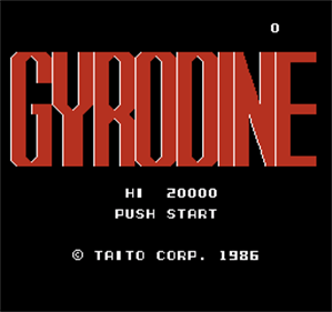 Gyrodine - Screenshot - Game Title Image