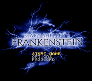 Mary Shelley's Frankenstein - Screenshot - Game Title Image