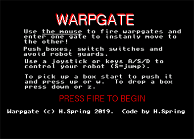 Warpgate - Screenshot - Game Title Image