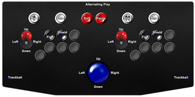 Liberator - Arcade - Controls Information Image