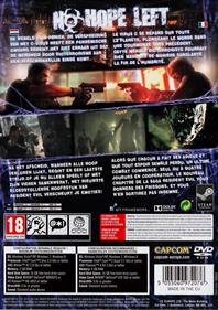 Resident Evil 6 - Box - Back Image