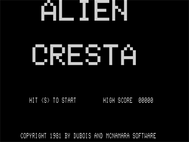 Alien Cresta - Screenshot - Game Title Image