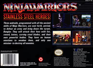 Ninjawarriors - Box - Back Image