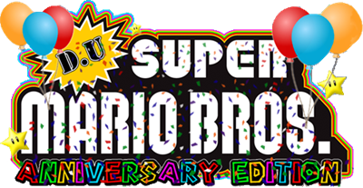 D.U Super Mario Bros.: Anniversary Edition - Clear Logo Image