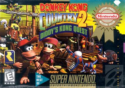 Donkey Kong Country 2: Diddy's Kong Quest - Box - Front Image