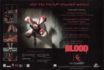 Blood - Advertisement Flyer - Front Image