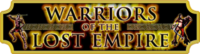 Warriors of the Lost Empire - Clear Logo Image
