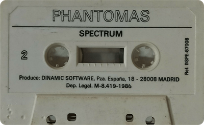 Phantomas - Cart - Back Image