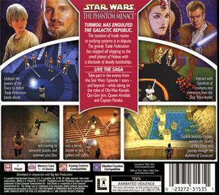 Star Wars: Episode I: The Phantom Menace - Box - Back Image