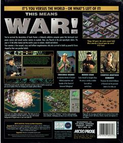 This Means War! - Box - Back Image