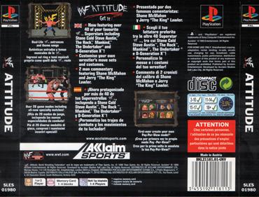 WWF Attitude - Box - Back Image