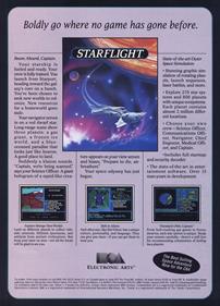 Starflight - Advertisement Flyer - Front Image