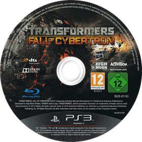 Transformers: Fall of Cybertron - Disc Image