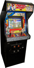 Fighter's History - Arcade - Cabinet Image