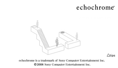 Echochrome - Screenshot - Game Title Image