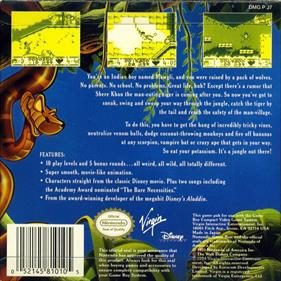 The Jungle Book - Box - Back Image