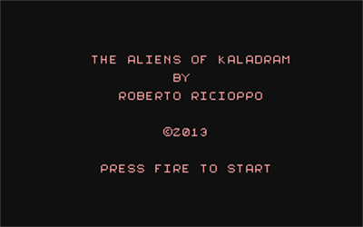 Aliens of Kaladram - Screenshot - Game Title Image