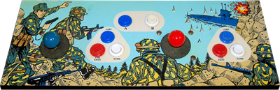 Bloody Wolf - Arcade - Control Panel Image