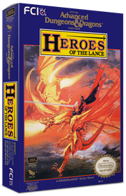 Advanced Dungeons & Dragons: Heroes of the Lance - Box - 3D Image