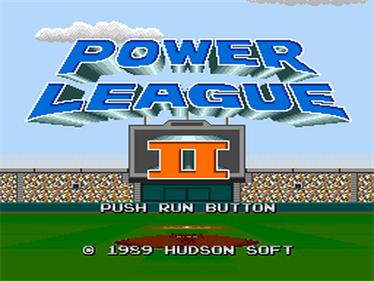 Power League II - Screenshot - Game Title Image