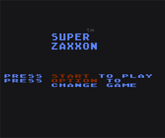 Super Zaxxon - Screenshot - Game Title Image