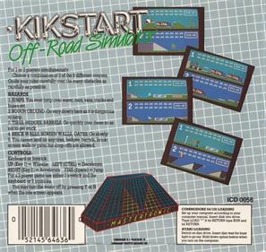 Kikstart: Off-Road Simulator - Box - Back Image