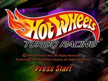 Hot Wheels: Turbo Racing - Screenshot - Game Title Image