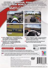 Formula One 05 - Box - Back Image