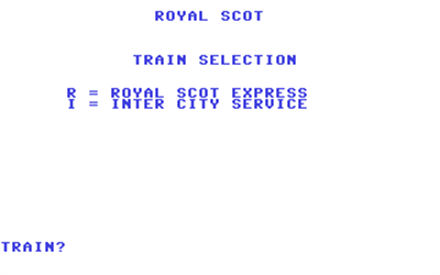 Royal Scot - Screenshot - Game Title Image