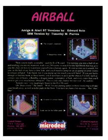 Airball - Box - Back Image