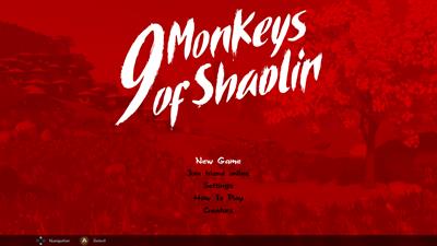 9 Monkeys of Shaolin - Screenshot - Game Title Image