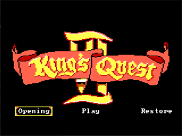 King's Quest VI AGI Demake - Screenshot - Game Title Image