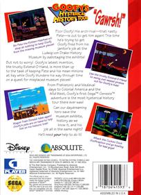 Goofy's Hysterical History Tour - Box - Back Image