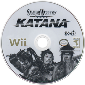 Samurai Warriors: Katana - Disc Image