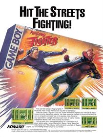 Raging Fighter - Advertisement Flyer - Front Image