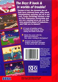 ToeJam & Earl in Panic on Funkotron - Box - Back Image