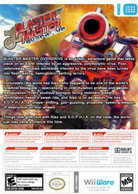 Blaster Master: Overdrive - Box - Back Image