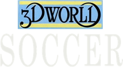 3D World Soccer - Clear Logo Image