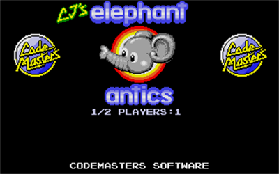 Cj's Elephant Antics - Screenshot - Game Title Image