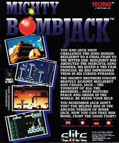 Mighty Bombjack - Box - Back Image