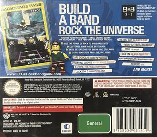 LEGO Rock Band - Box - Back Image