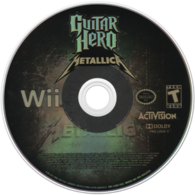 Guitar Hero: Metallica - Disc Image