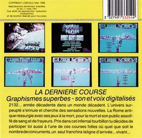 Space Racer - Box - Back Image