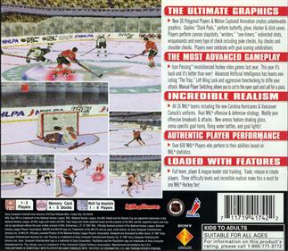 NHL FaceOff 98 - Box - Back Image