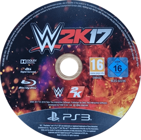 WWE 2K17 - Disc Image